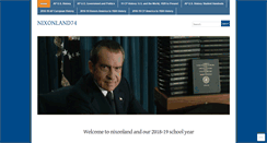 Desktop Screenshot of nixonland74.com